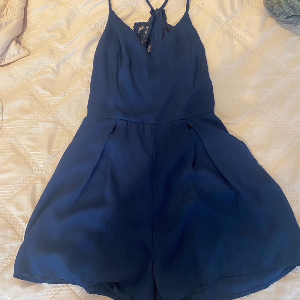 Navy Dillards Romper